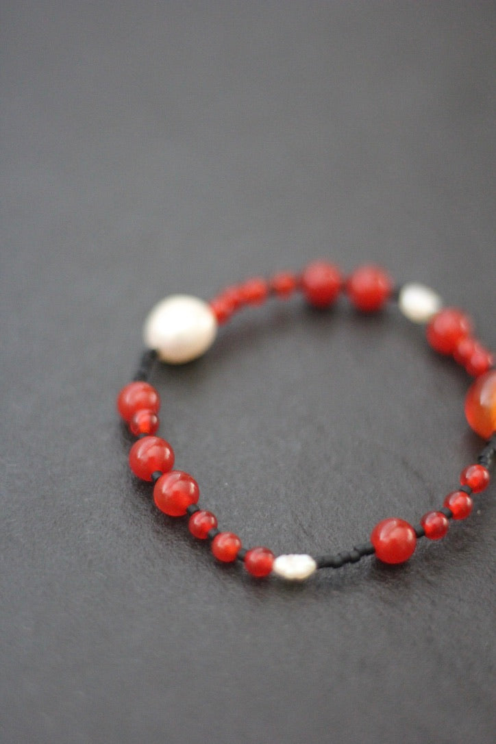 SARAHMONY Carnelian Surge Bracelet
