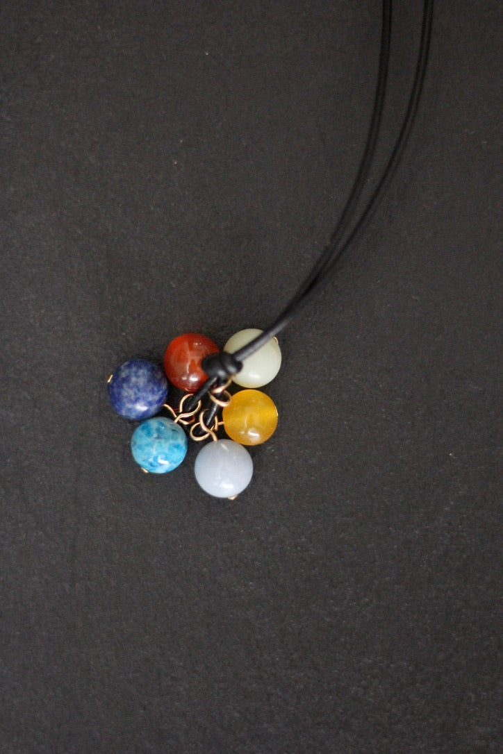 SARAHMONY Crystal Grapes Necklace