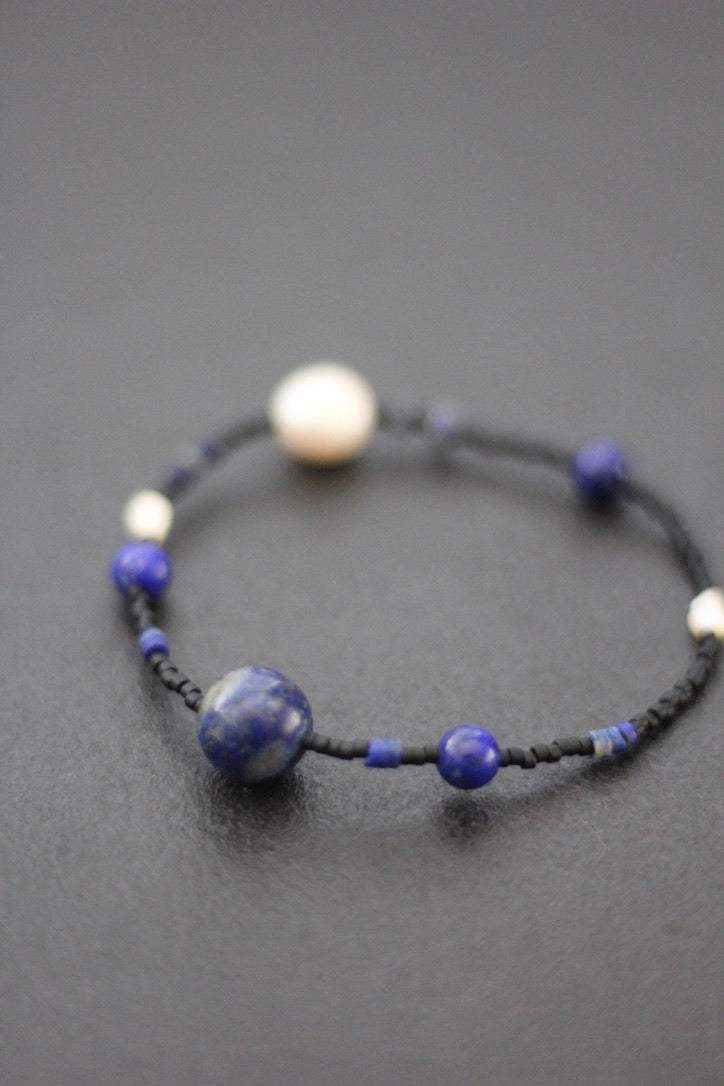 SARAHMONY Lapis Ripples Bracelet