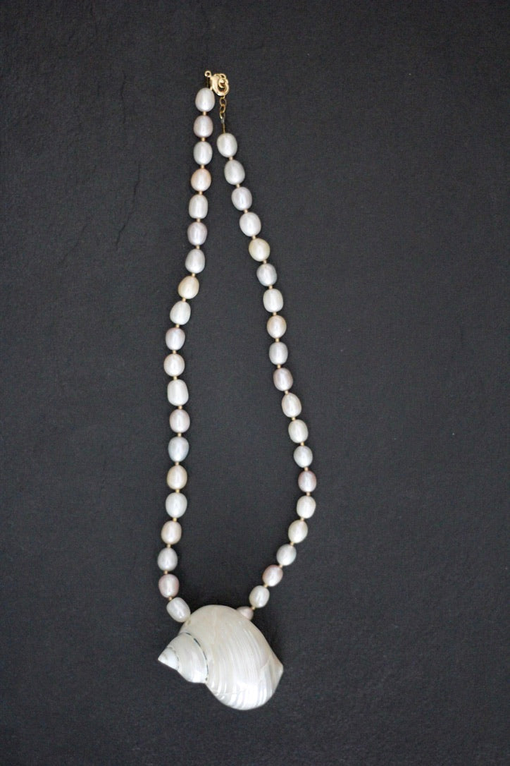 SARAHMONY Sacred Shell Necklace