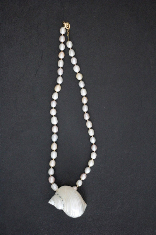 SARAHMONY Sacred Shell Necklace