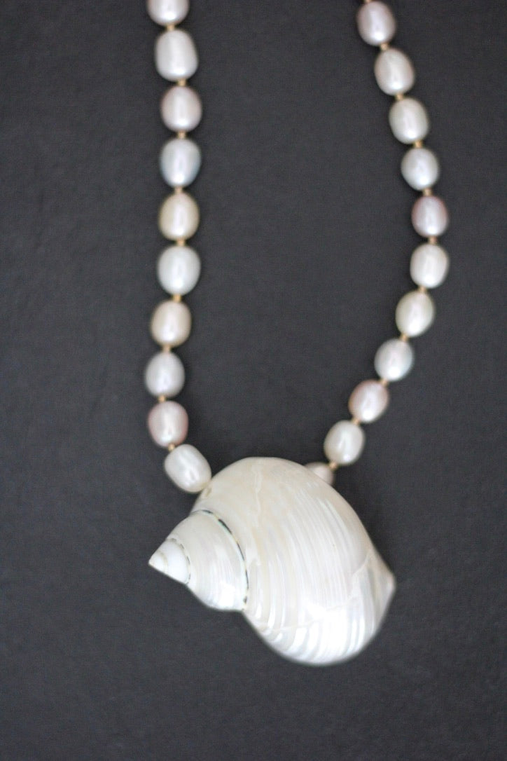 SARAHMONY Sacred Shell Necklace