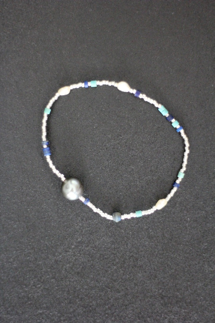 SARAHMONY Silvery Currents Bracelet