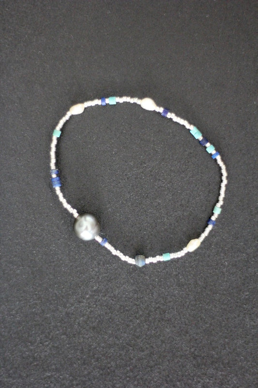 SARAHMONY Silvery Currents Bracelet