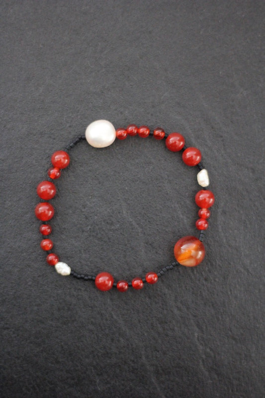 SARAHMONY Carnelian Surge Bracelet