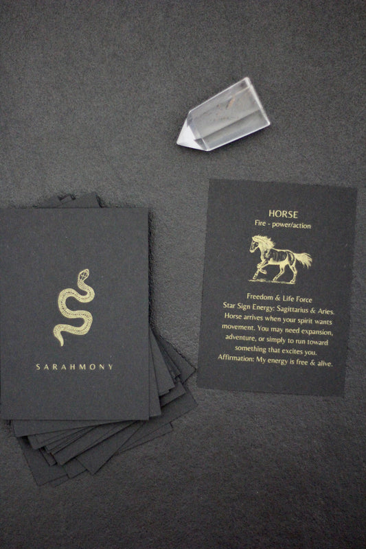SARAHMONY Animal Oracle 25 Card Set